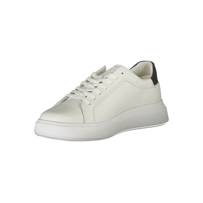 White Polyester Sneaker
