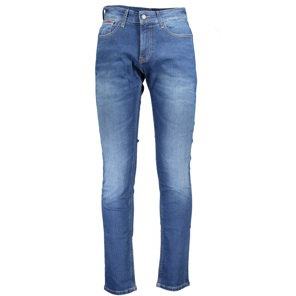 Blue Cotton Jeans Denim