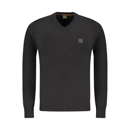 Black Cotton Sweater