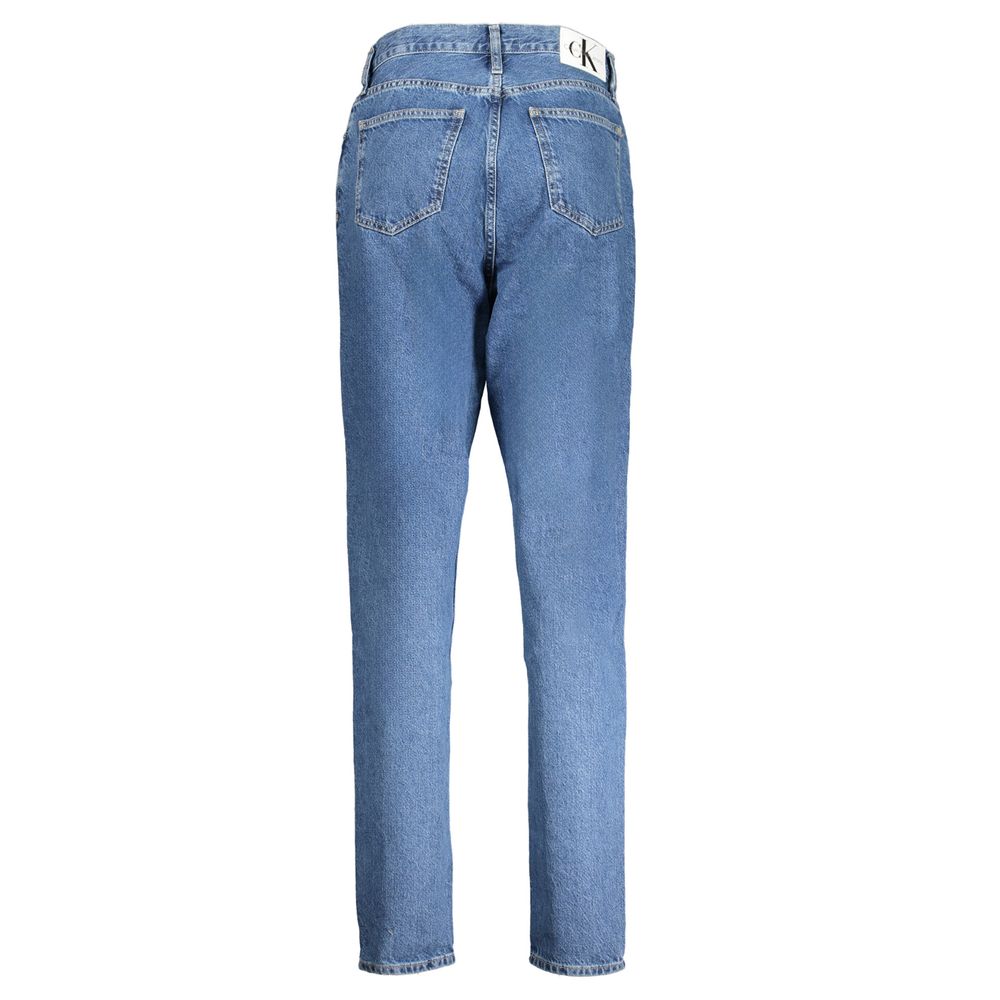 Blue Cotton Women Jeans