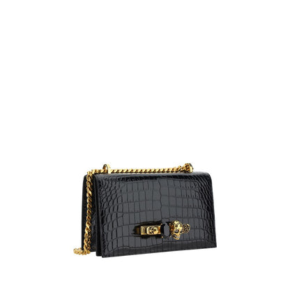 Black Calf Leather Bos Taurus Shoulder Bag