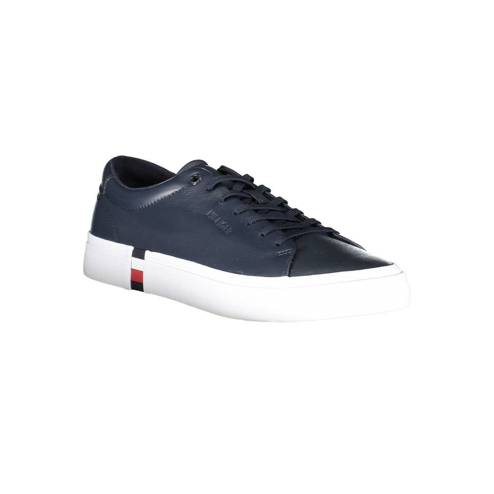 Blue Polyester Sneaker