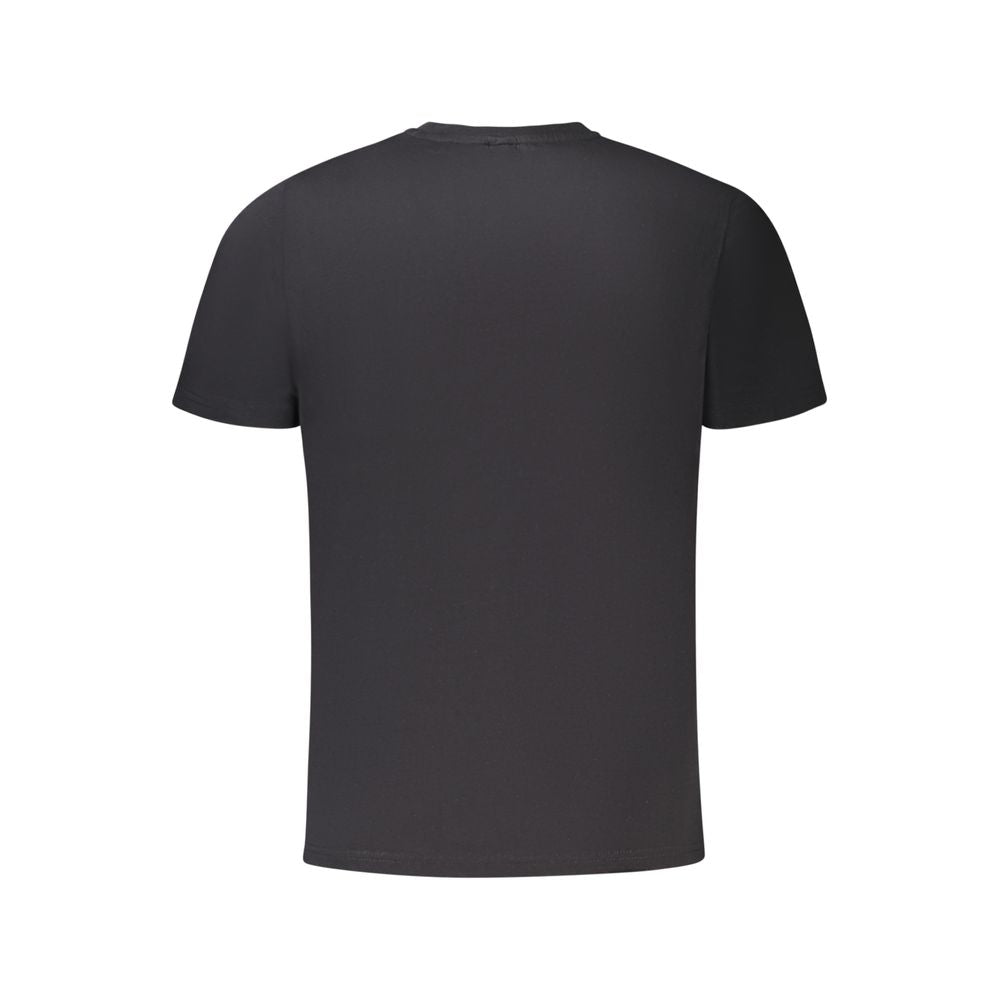 Black Cotton Men's T-Shirt