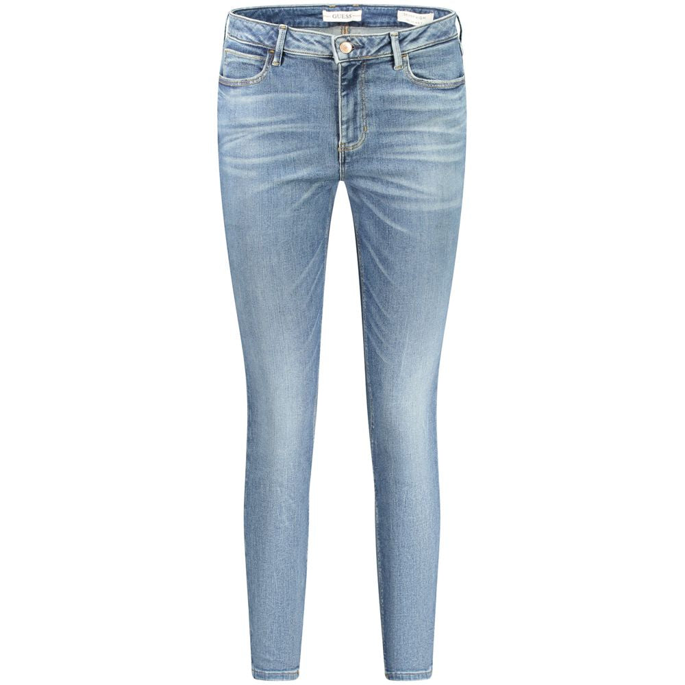 Blue Recycled Cotton Women Jeans