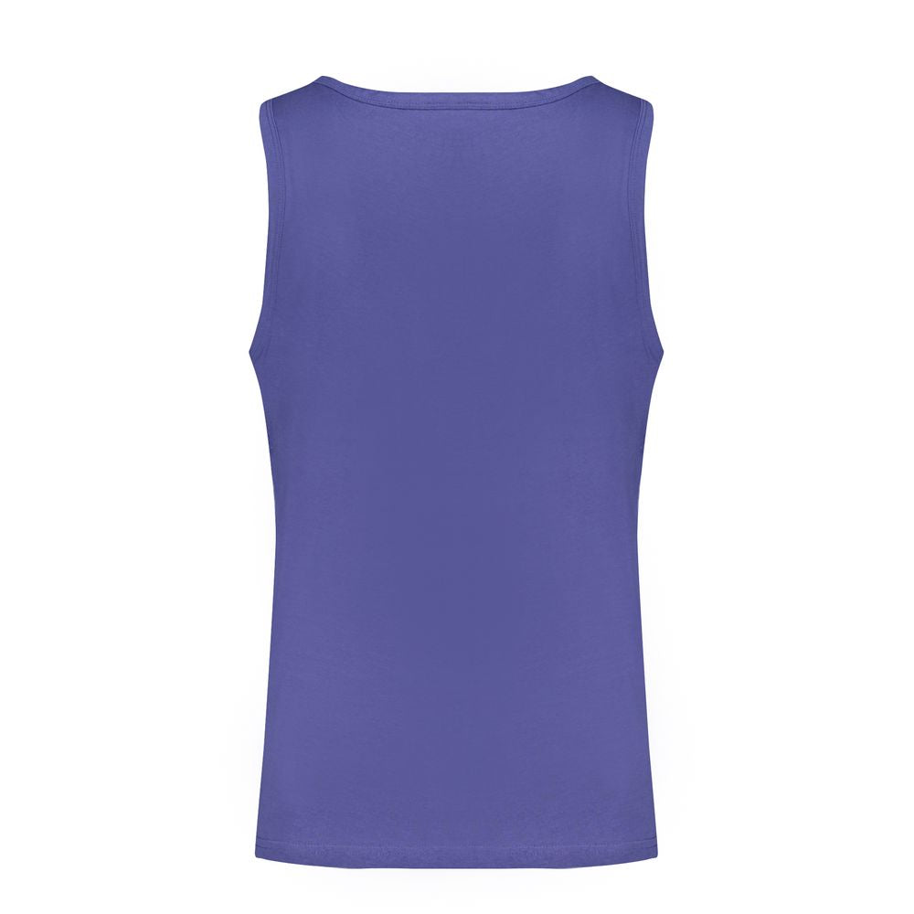 Blue Cotton Men Shirt