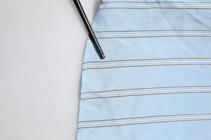 Blue Striped MARTINI Long Sleeve Dress Shirt