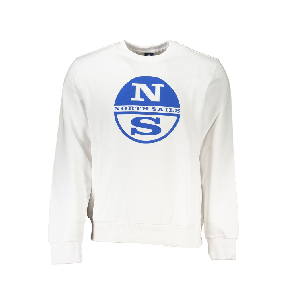 White Cotton Sweatshirt