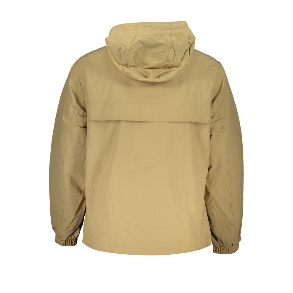 Beige Polyamide Men Jacket