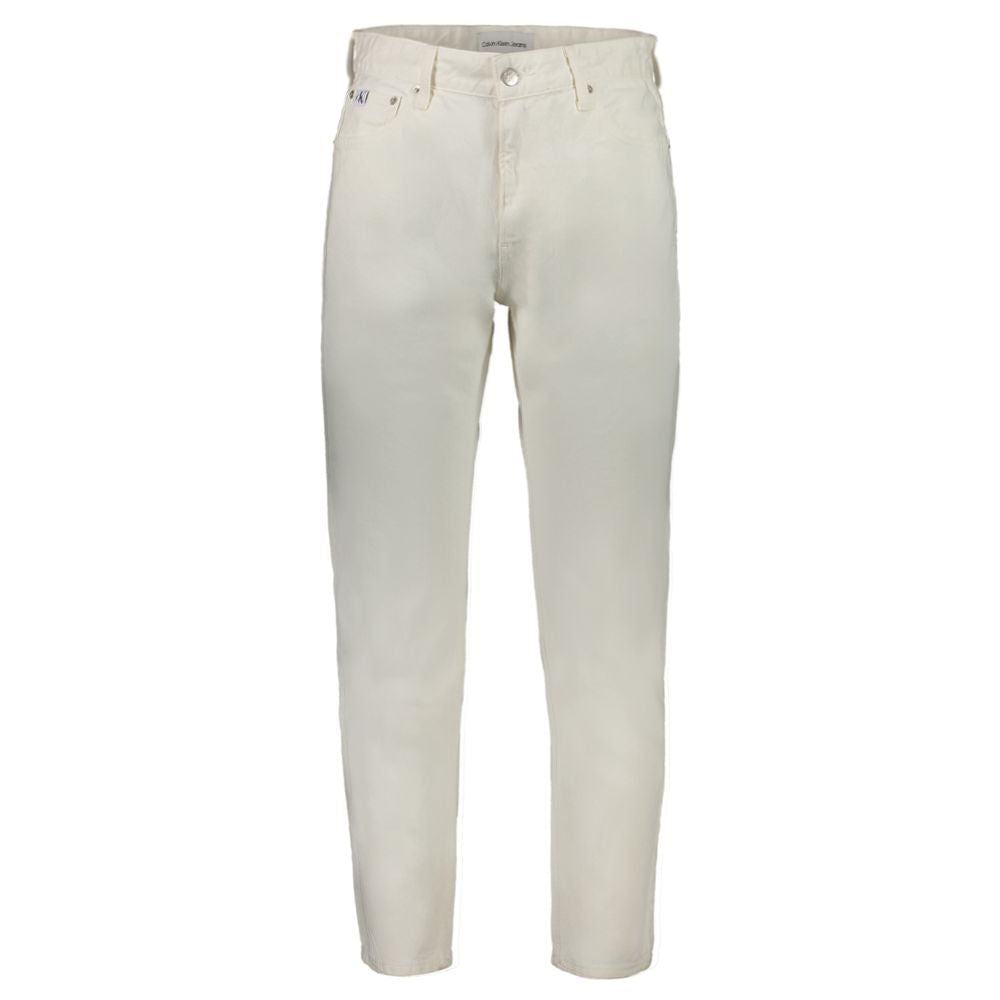 White Cotton Jeans Denim