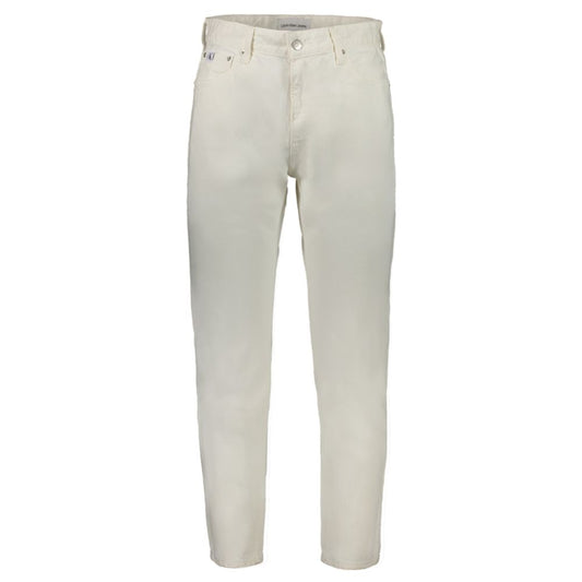 White Cotton Jeans Denim