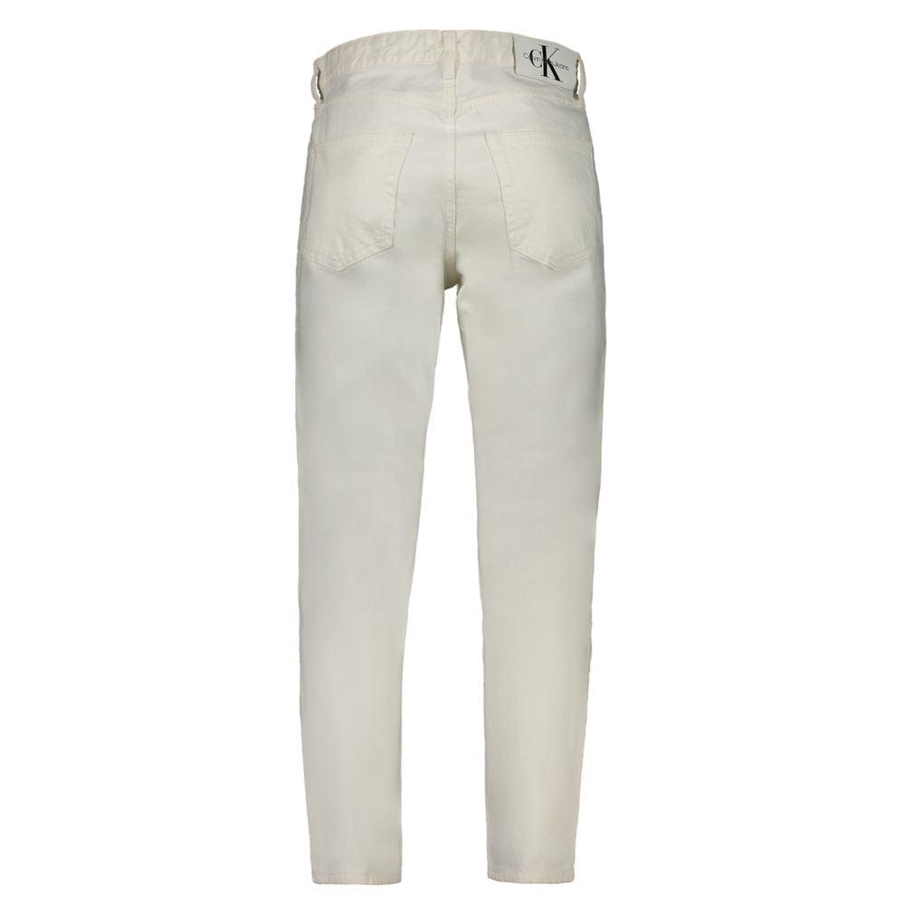 White Cotton Jeans Denim