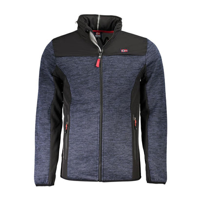 Blue Polyester Men's Sports Jacket