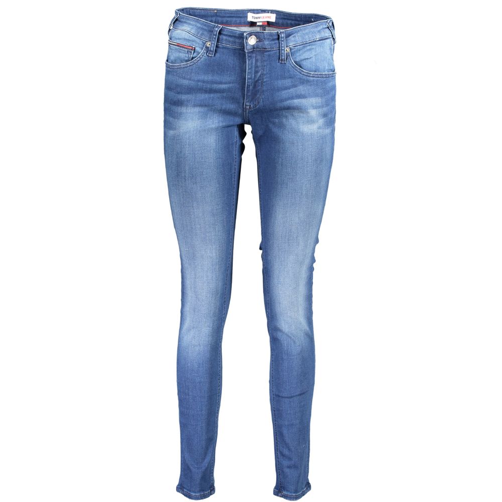 Blue Cotton Jeans Denim