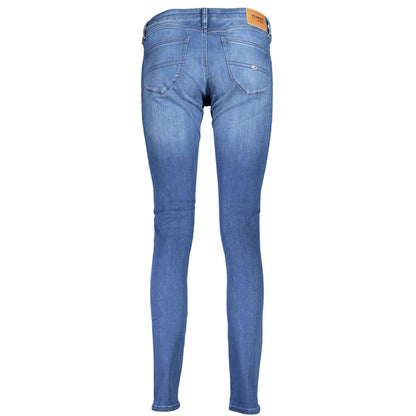 Blue Cotton Jeans Denim
