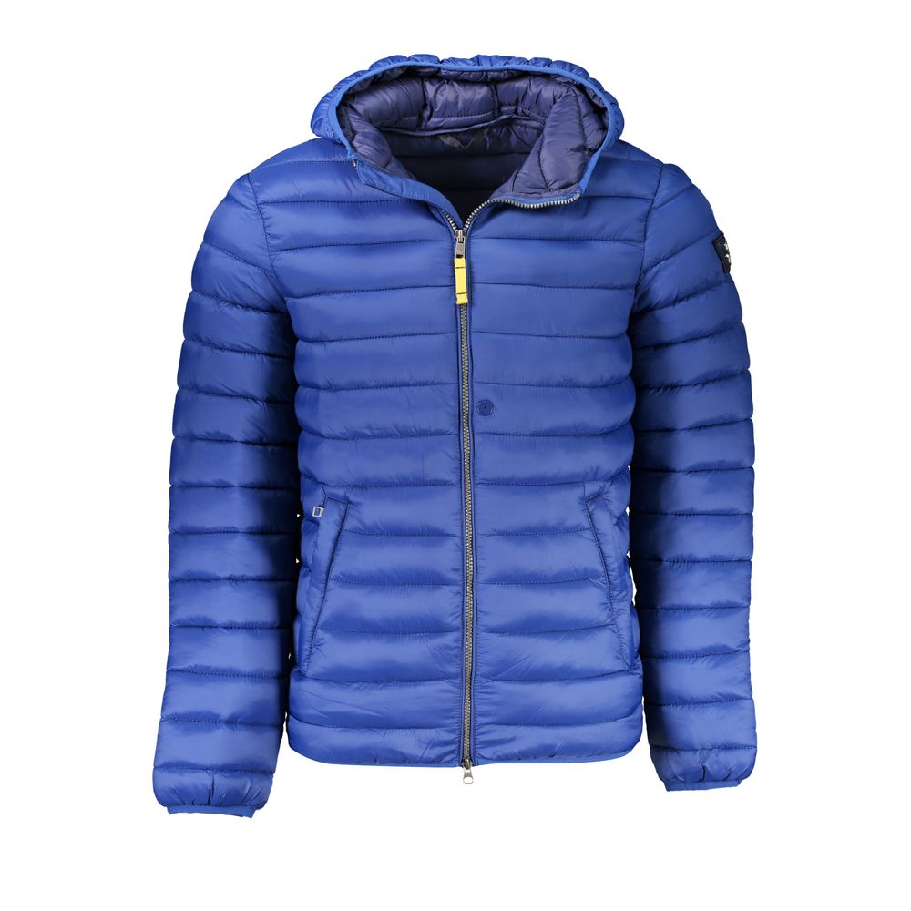 Blue Polyamide Men's Jacket