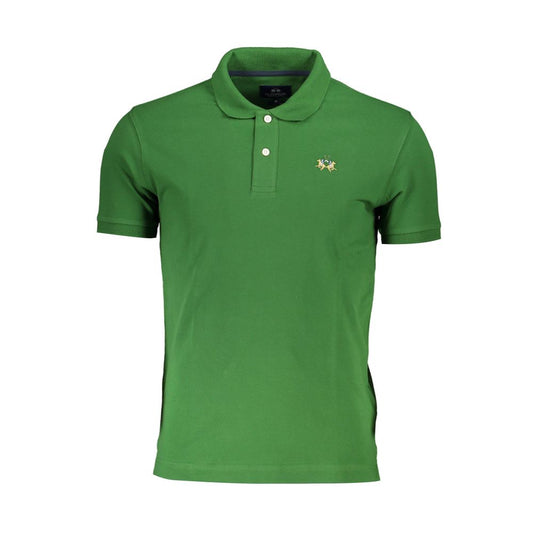 Green Cotton Polo Shirt