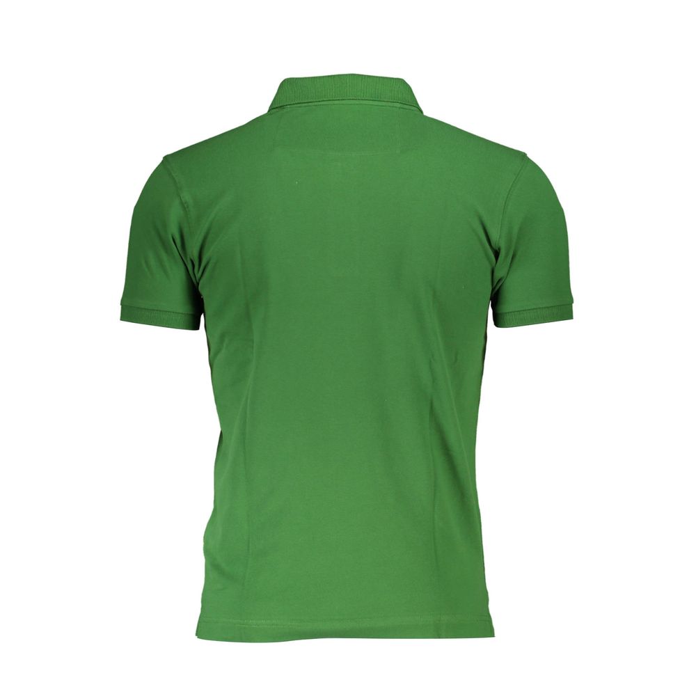 Green Cotton Polo Shirt