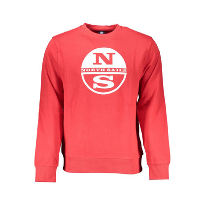 Red Cotton Sweatshirt