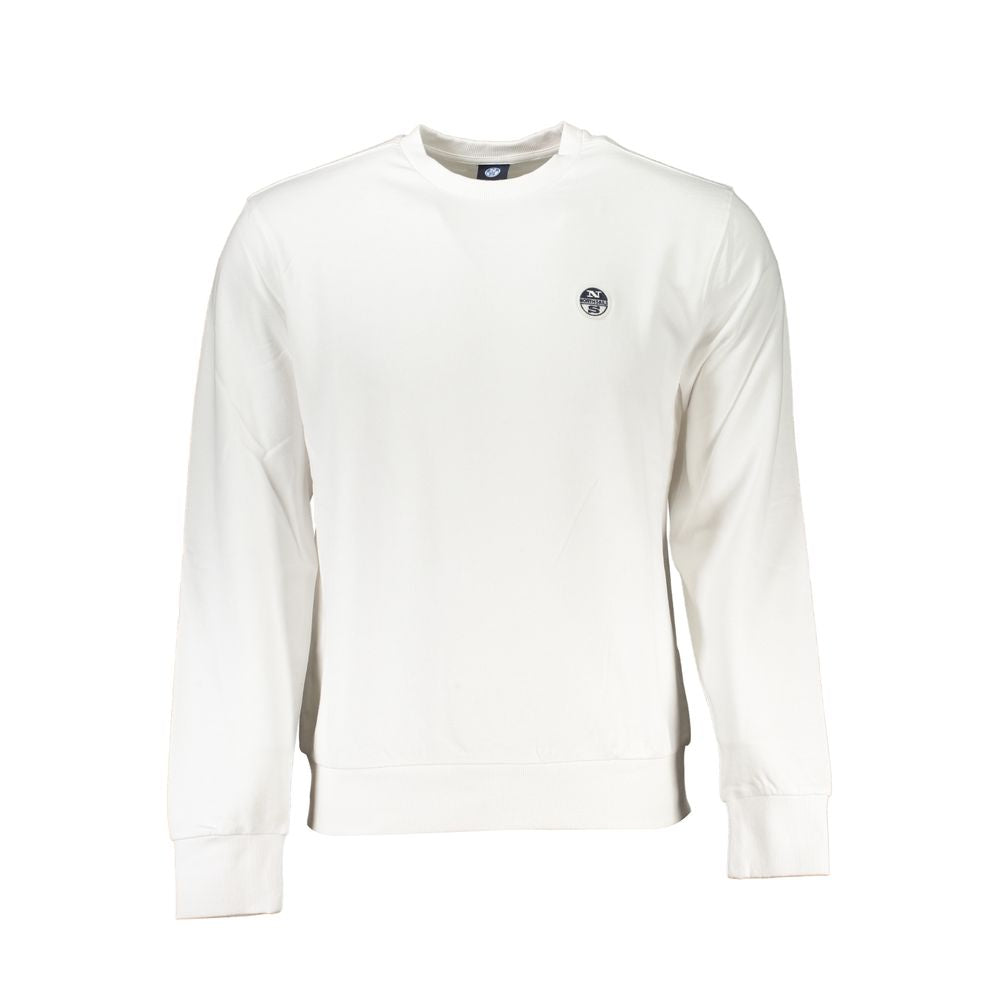 White Cotton Sweatshirt