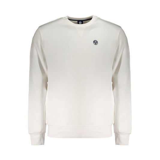 White Cotton Men Sweater