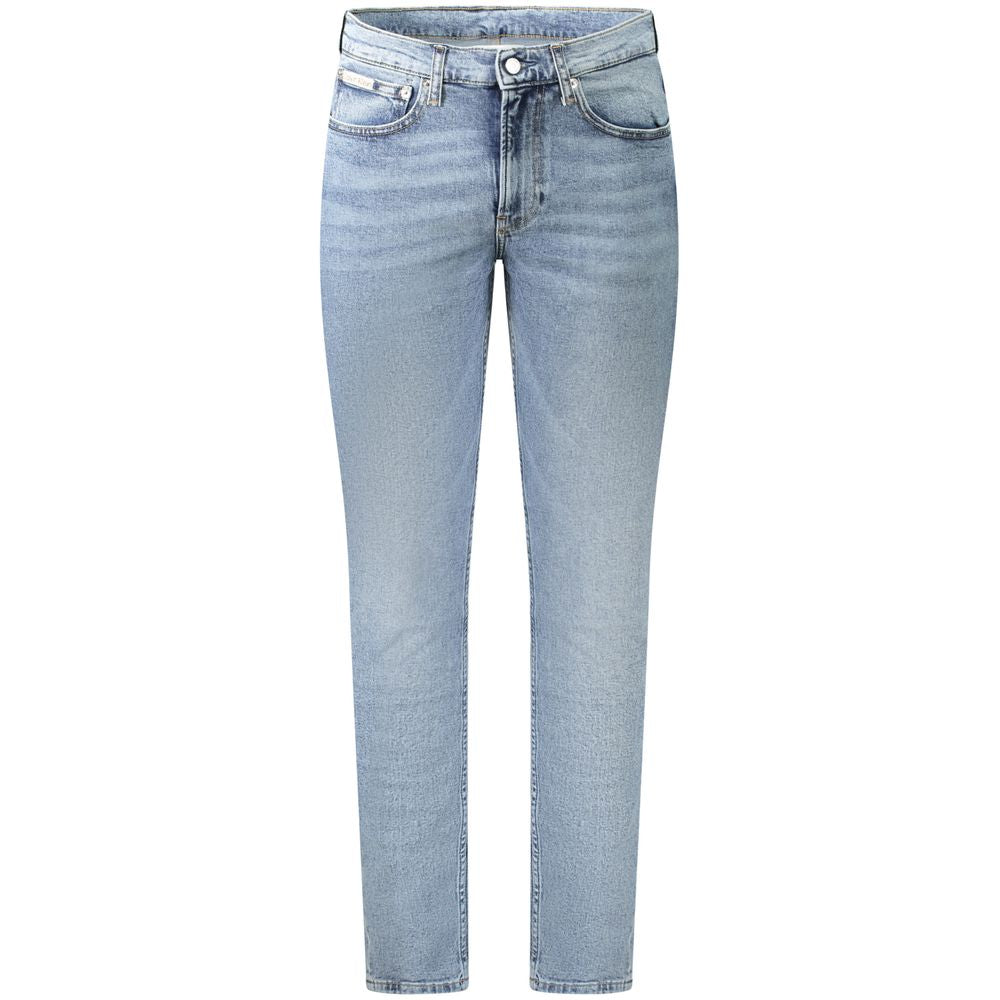 Blue Cotton Jeans Denim