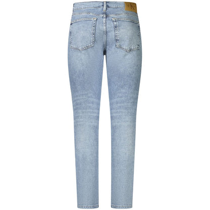 Blue Cotton Jeans Denim