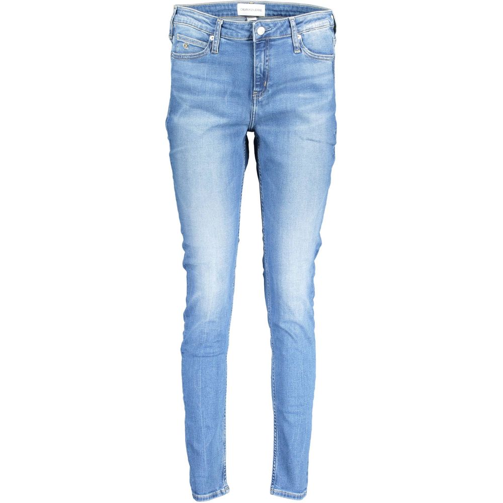 Blue Cotton Jeans Denim