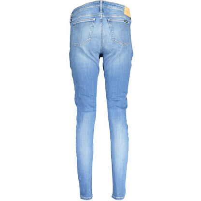 Blue Cotton Jeans Denim