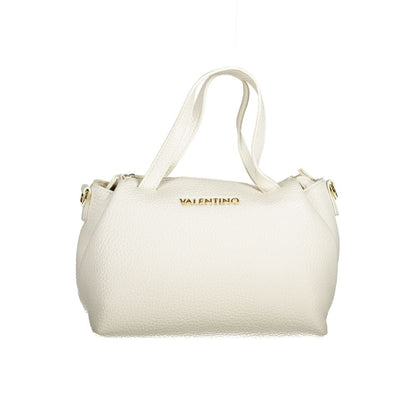 Bianco Polyurethane Woman Handbag