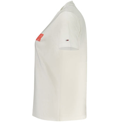 Beige Cotton Women T-Shirt