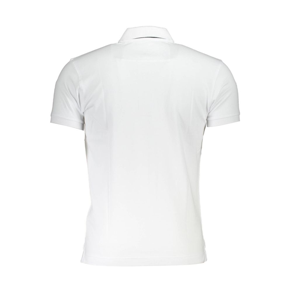 White Cotton Polo Shirt