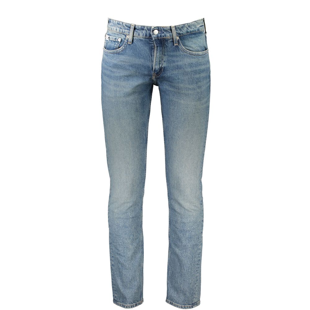 Blue Cotton Men Jeans