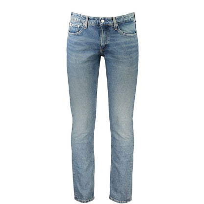 Blue Cotton Men Jeans