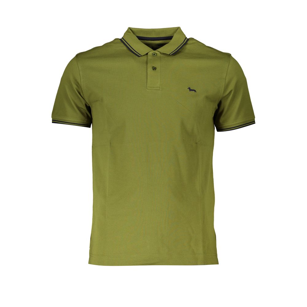 Green Cotton Polo Shirt