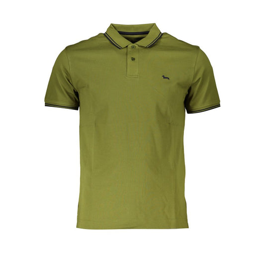 Green Cotton Polo Shirt