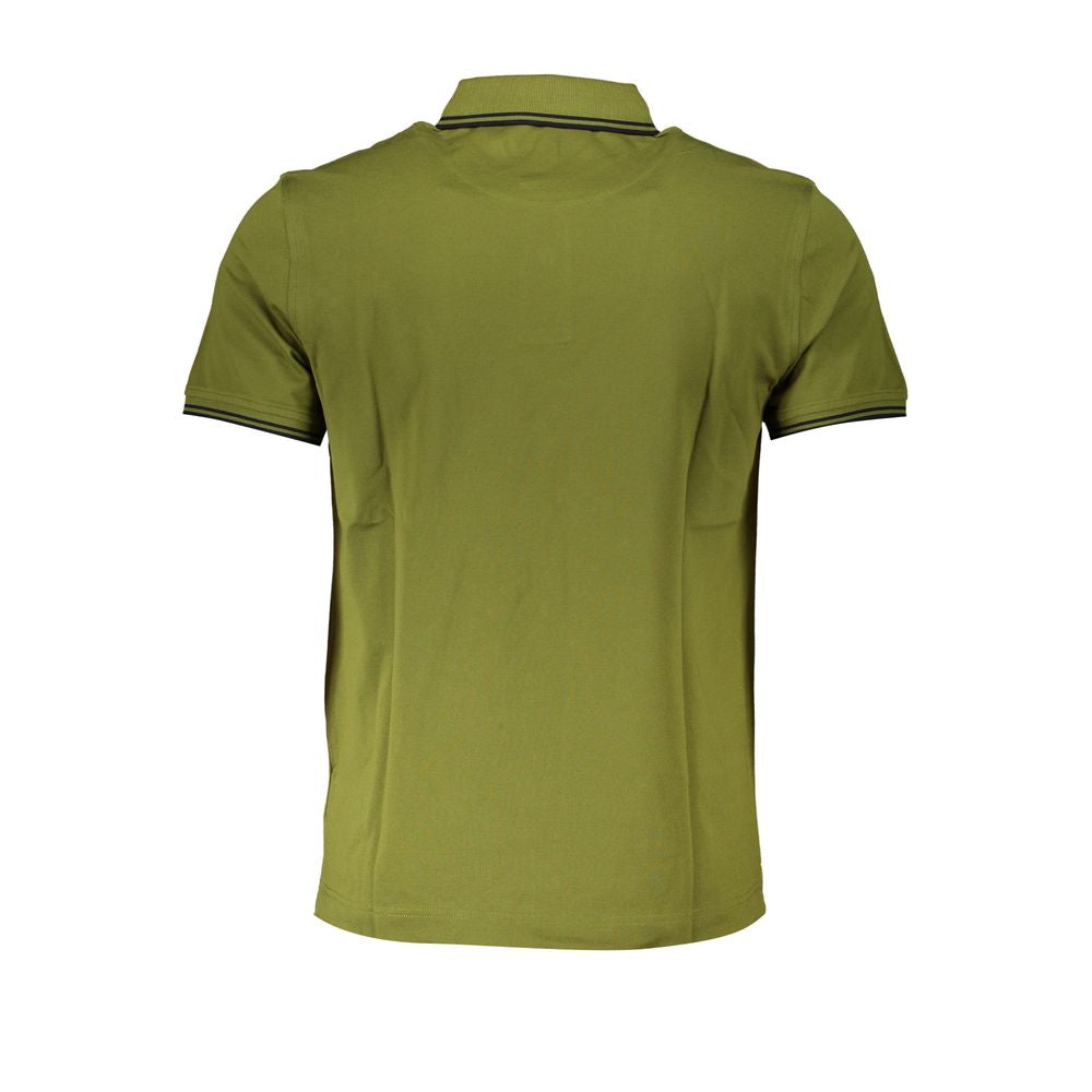 Green Cotton Polo Shirt