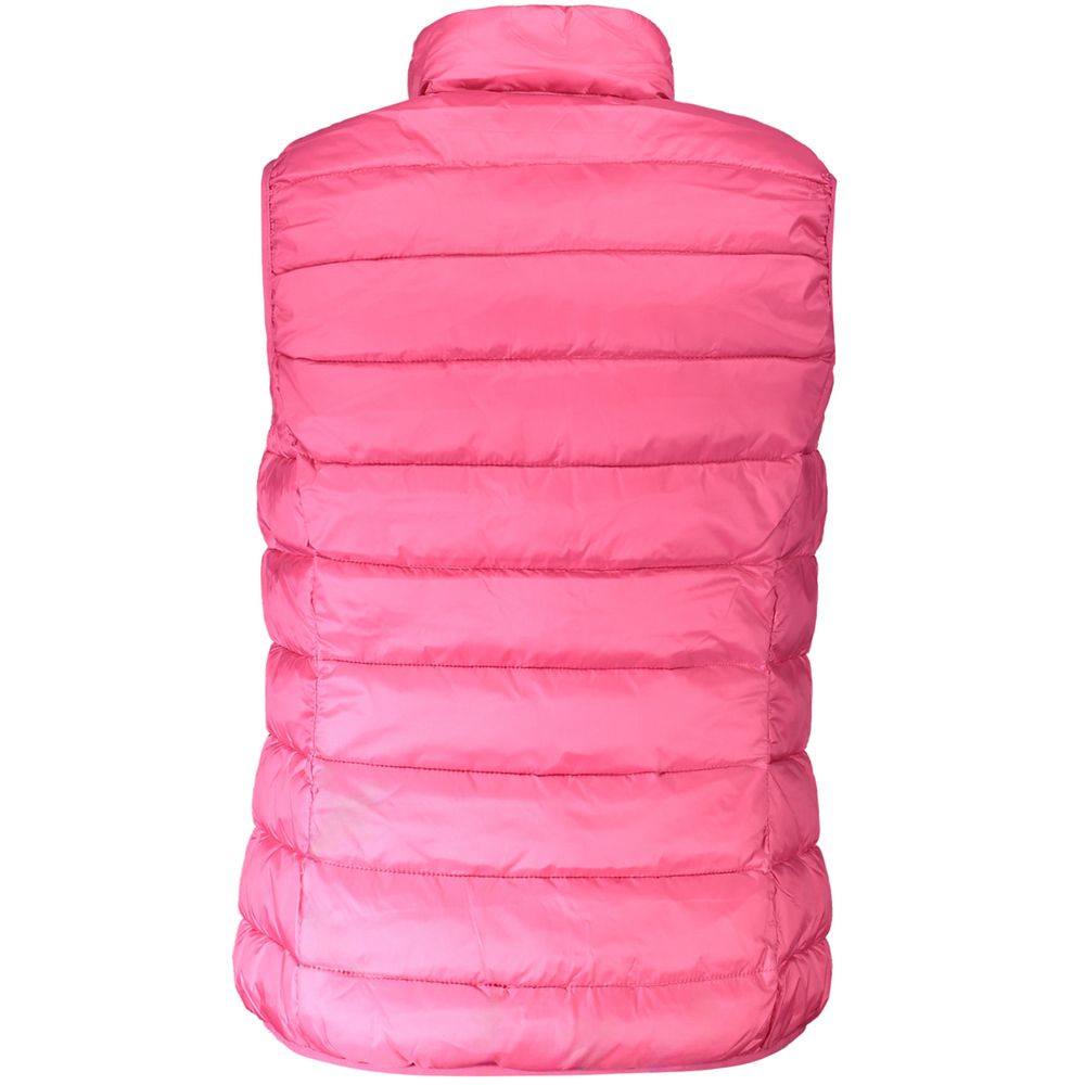 Pink Polyamide Sleveless Jacket