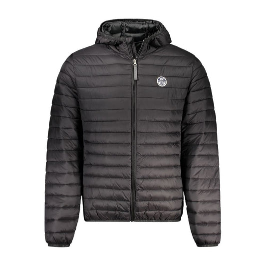 Black Polyamide Men's Jacket