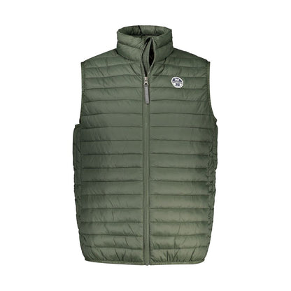 Green Polyamide Men Jacket