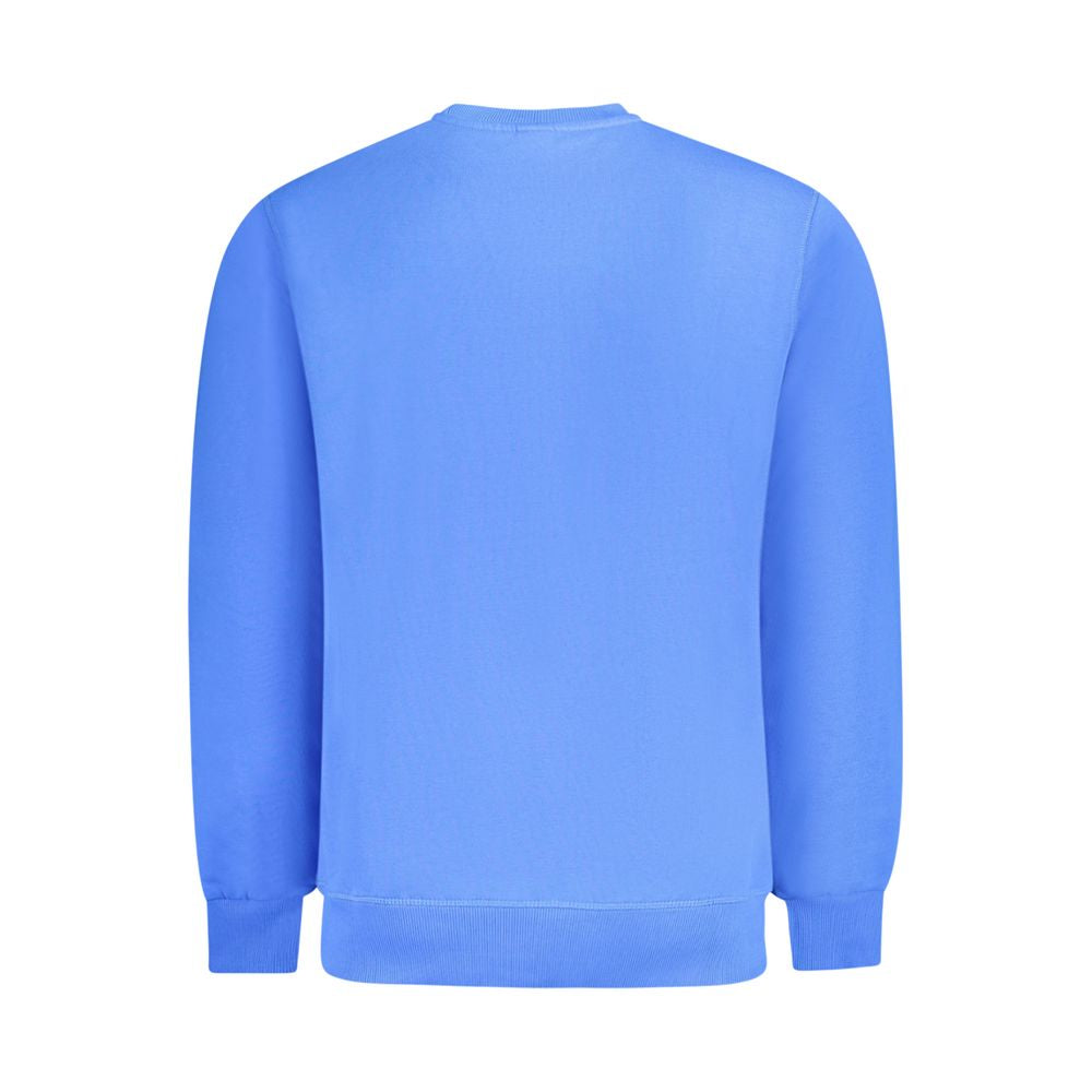 Blue Cotton Men's Sweatshirt