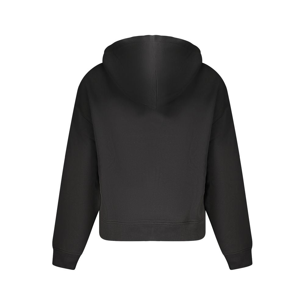 Black Cotton Women Sweater