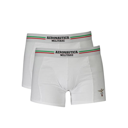 White Cotton Men Boxer