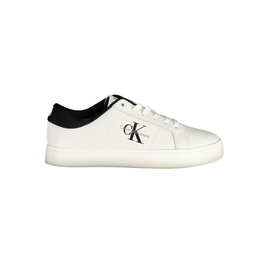 Bianco Polyurethane Men Sneaker