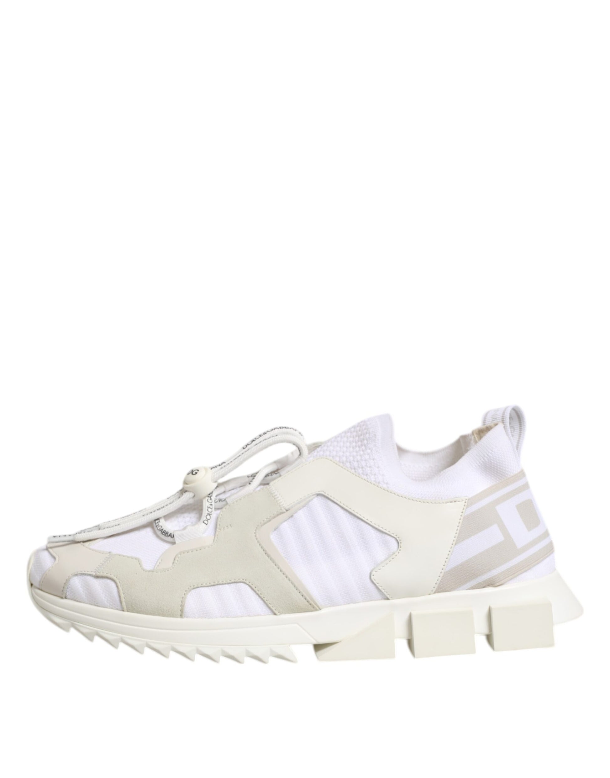White Mesh Sorrento Trekking Sneakers Shoes