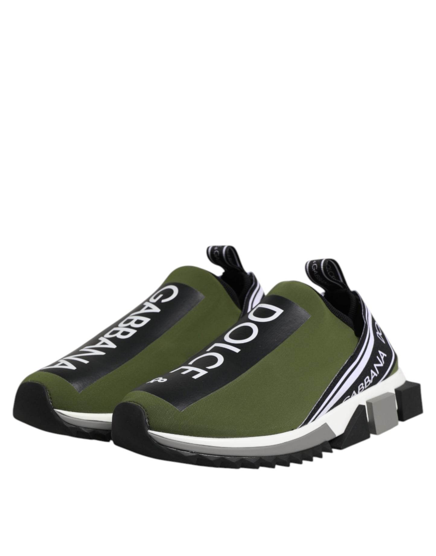 Green Black Slip On Sorrento Sneakers Shoes
