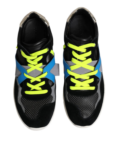 Multicolor Lace Up Low Top Men Sneakers Shoes