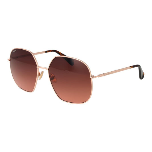 Rose Gold Metal Sunglasses