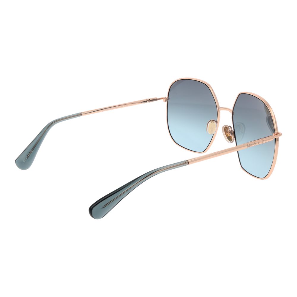 Rose Gold Metal Sunglasses