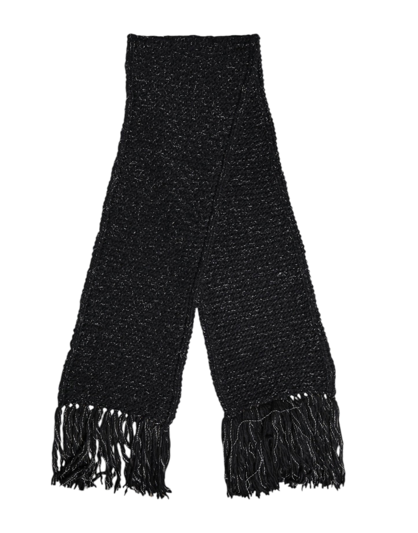 Black Cashmere Neck Warmer Wrap Shawl Scarf