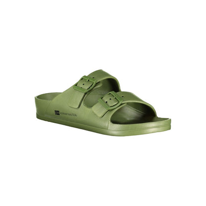 Green Plastic Men Sandal
